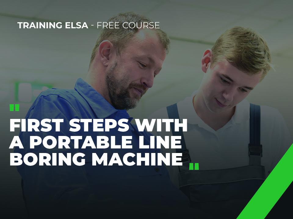 Training Elsa | First steps with a portable boring machine 